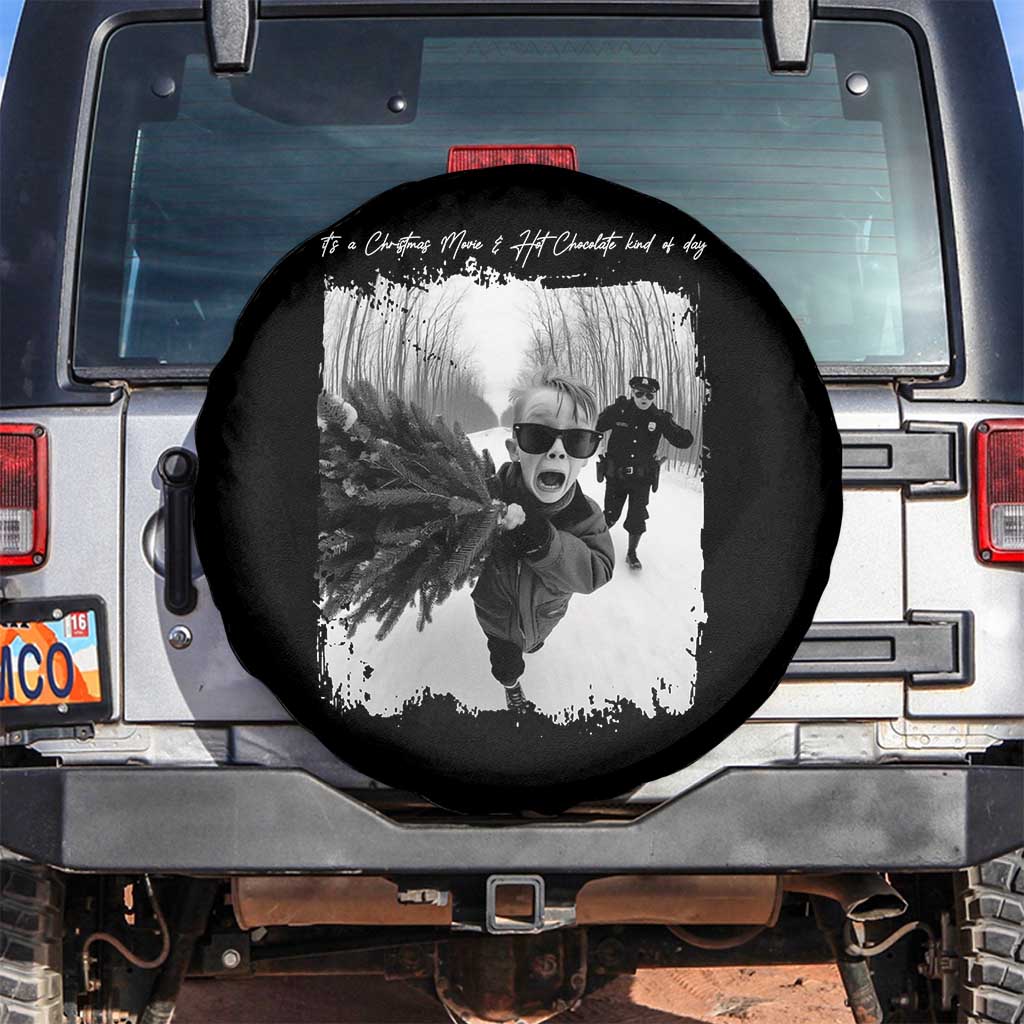 Funny Christmas Movie Spare Tire Cover Funny Kevin Home Xmas Meme Alone TS10 No hole Black Print Your Wear