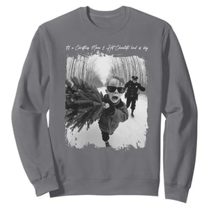 Funny Christmas Movie Sweatshirt Funny Kevin Home Xmas Meme Alone TS10 Charcoal Print Your Wear