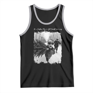 Funny Christmas Movie Tank Top Funny Kevin Home Xmas Meme Alone TS10 Black Athletic Heather Print Your Wear