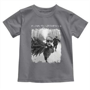 Funny Christmas Movie Toddler T Shirt Funny Kevin Home Xmas Meme Alone TS10 Charcoal Print Your Wear