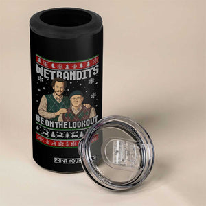 Ugly Christmas Movie 4 in 1 Can Cooler Tumbler Funny Wet Bandits Home Xmas Alone TS10 Print Your Wear