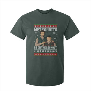 Ugly Christmas Movie T Shirt For Kid Funny Wet Bandits Home Xmas Alone TS10 Dark Forest Green Print Your Wear