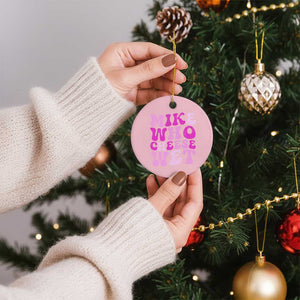 Mike Who Cheese Wet Ceramic Ornament Funny Embarrassing Inappropriate Raunchy TS10 1pc Light Pink Print Your Wear
