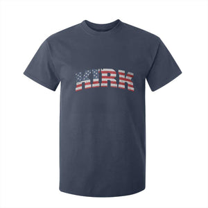 Kirk T Shirt For Kid American Flag Charlie Kirk Last Name Surname Team TS10 Navy Print Your Wear