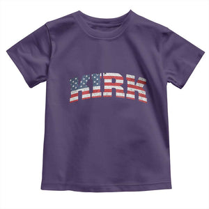 Kirk Toddler T Shirt American Flag Charlie Kirk Last Name Surname Team TS10 Purple Print Your Wear