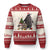 Christmas Pesto and Moo Deng Friendship Ugly Christmas Sweater King Penguin Baby Hippo Viral Meme TS10 Red Print Your Wear