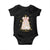 Christmas Tree Bow Baby Onesie Gift For Her TS10 Black Print Your Wear