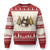 Snowman Ugly Christmas Sweater Cute Winter Leopard Xmas Tree Farm TS10 Red Print Your Wear