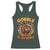 Funny Turkey Racerback Tank Top Gobble Til You Wobble Thanksgiving Day TS10 Dark Forest Green Print Your Wear
