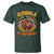 Funny Turkey T Shirt Gobble Til You Wobble Thanksgiving Day TS10 Dark Forest Green Print Your Wear