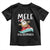 Hawaiian Christmas Baby Shirt Mele Kalikimaka Hawaii Surfing Santa Tropical Beach TS10 Black Print Your Wear