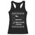 Funny Christmas Santa Racerback Tank Top Nice Naughty Insufficient Evidence Xmas List TS10 Black Print Your Wear
