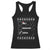 Funny Christmas Santa Racerback Tank Top Nice Naughty Bruh Xmas List TS10 Black Print Your Wear