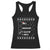 Funny Christmas Santa Racerback Tank Top Nice Naughty I Swear I Tried Xmas List TS10 Black Print Your Wear