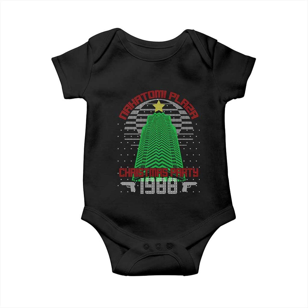 Nakatomi Plaza Christmas Party 1988 Baby Onesie Xmas Gift Funny 80's Die Movie Bruce TS10 Black Print Your Wear
