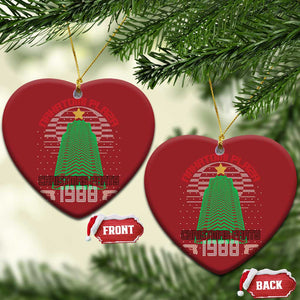Nakatomi Plaza Xmas Party 1988 Christmas Ornament Xmas Gift Funny 80's Die Movie Bruce TS10 Heart Red Print Your Wear