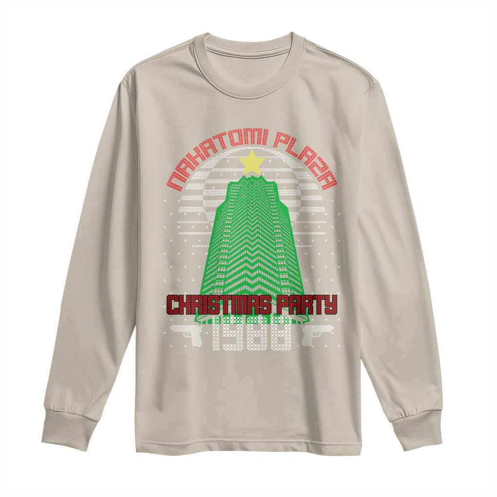 Nakatomi Plaza Christmas Party 1988 Long Sleeve Shirt Xmas Gift Funny 80's Die Movie Bruce TS10 Sand Print Your Wear