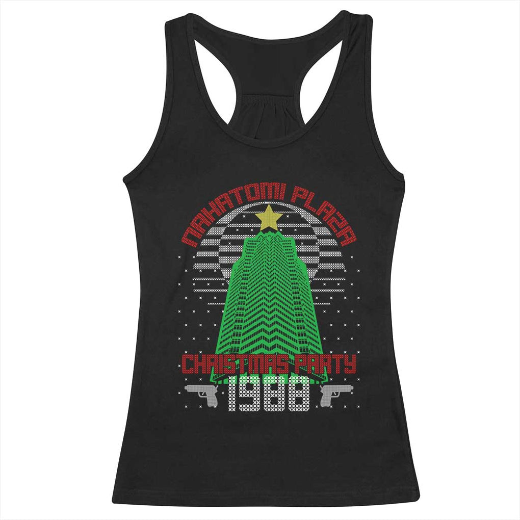 Nakatomi Plaza Christmas Party 1988 Racerback Tank Top Xmas Gift Funny 80's Die Movie Bruce TS10 Black Print Your Wear