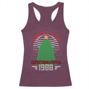 Nakatomi Plaza Christmas Party 1988 Racerback Tank Top Xmas Gift Funny 80's Die Movie Bruce TS10 Maroon Print Your Wear