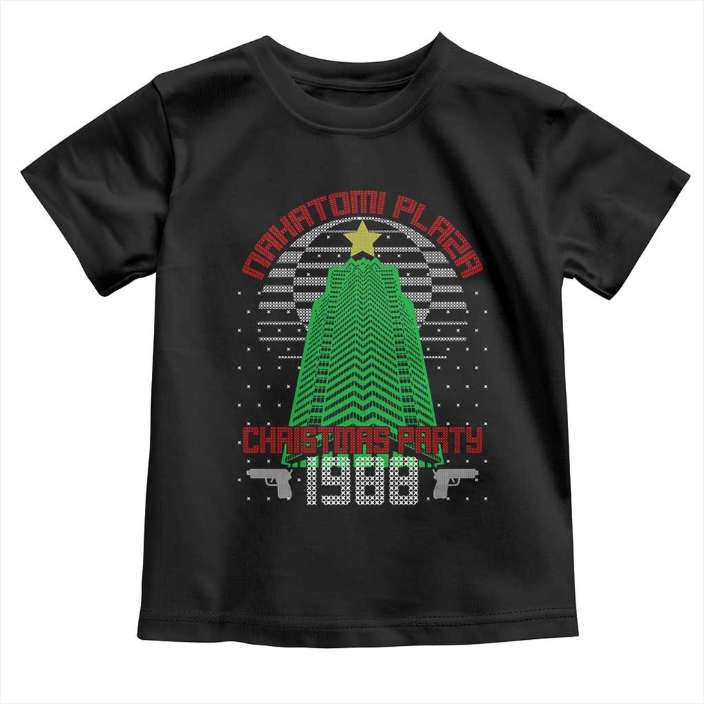 Nakatomi Plaza Christmas Party 1988 Toddler T Shirt Xmas Gift Funny 80's Die Movie Bruce TS10 Black Print Your Wear
