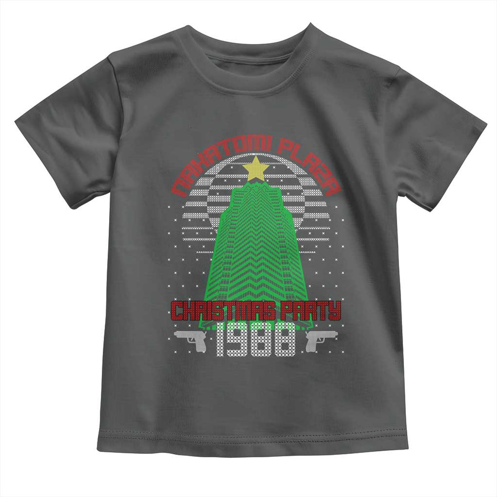 Nakatomi Plaza Christmas Party 1988 Toddler T Shirt Xmas Gift Funny 80's Die Movie Bruce TS10 Dark Heather Print Your Wear