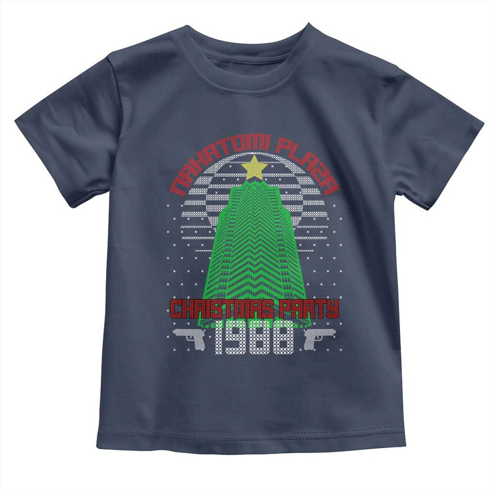 Nakatomi Plaza Christmas Party 1988 Toddler T Shirt Xmas Gift Funny 80's Die Movie Bruce TS10 Navy Print Your Wear