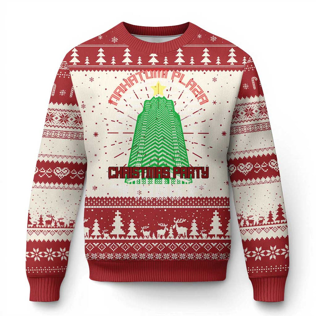 Nakatomi Plaza Xmas Party 1988 Ugly Christmas Sweater Xmas Gift Funny 80's Die Movie Bruce TS10 Red Print Your Wear