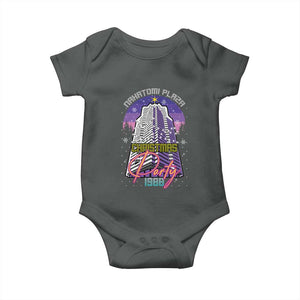 Nakatomi Plaza Christmas Party 1988 Baby Onesie Funny 80's Movie Ugly Xmas Gift TS10 Dark Heather Print Your Wear