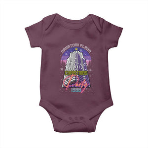 Nakatomi Plaza Christmas Party 1988 Baby Onesie Funny 80's Movie Ugly Xmas Gift TS10 Maroon Print Your Wear