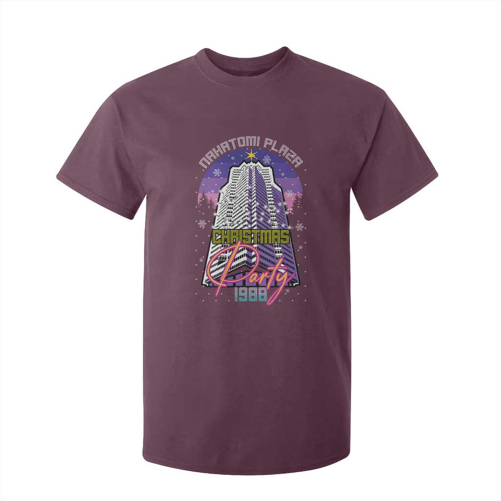Nakatomi Plaza Christmas Party 1988 T Shirt For Kid Funny 80's Movie Ugly Xmas Gift TS10 Maroon Print Your Wear