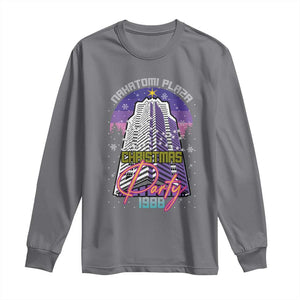 Nakatomi Plaza Christmas Party 1988 Long Sleeve Shirt Funny 80's Movie Ugly Xmas Gift TS10 Charcoal Print Your Wear