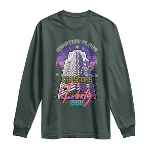 Nakatomi Plaza Christmas Party 1988 Long Sleeve Shirt Funny 80's Movie Ugly Xmas Gift TS10 Dark Forest Green Print Your Wear