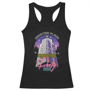 Nakatomi Plaza Christmas Party 1988 Racerback Tank Top Funny 80's Movie Ugly Xmas Gift TS10 Black Print Your Wear