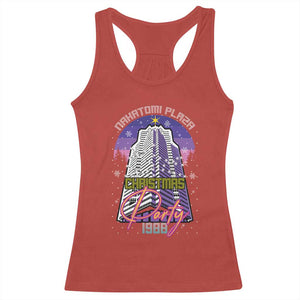 Nakatomi Plaza Christmas Party 1988 Racerback Tank Top Funny 80's Movie Ugly Xmas Gift TS10 Red Print Your Wear