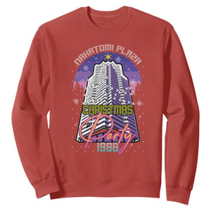 Nakatomi Plaza Christmas Party 1988 Sweatshirt Funny 80's Movie Ugly Xmas Gift TS10 Red Print Your Wear