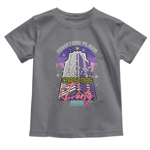 Nakatomi Plaza Christmas Party 1988 Toddler T Shirt Funny 80's Movie Ugly Xmas Gift TS10 Charcoal Print Your Wear