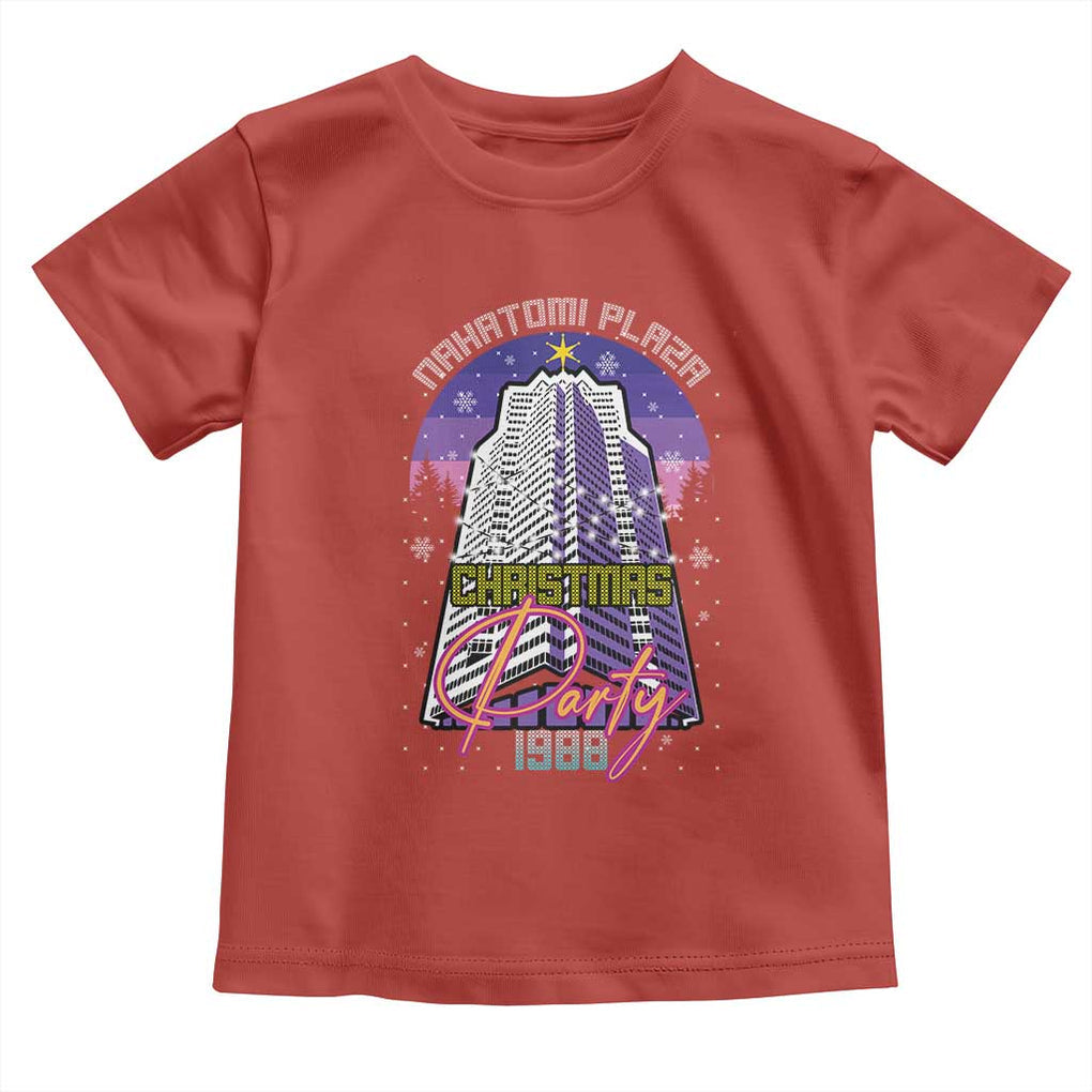 Nakatomi Plaza Christmas Party 1988 Toddler T Shirt Funny 80's Movie Ugly Xmas Gift TS10 Red Print Your Wear