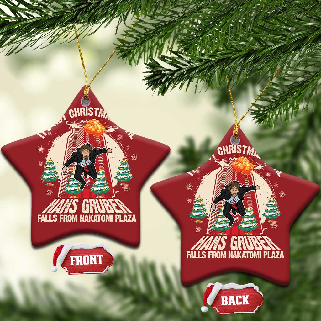 Xmas Nakatomi Plaza Christmas Ornament Hans Gruber Xmas Party 2024 TS10 Star Red Print Your Wear