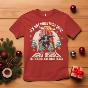 Christmas Nakatomi Plaza T Shirt Hans Gruber Xmas Party 2024 TS10 Red Print Your Wear