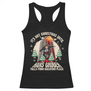 Christmas Nakatomi Plaza Racerback Tank Top Hans Gruber Xmas Party 2024 TS10 Black Print Your Wear