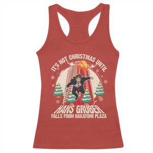 Christmas Nakatomi Plaza Racerback Tank Top Hans Gruber Xmas Party 2024 TS10 Red Print Your Wear