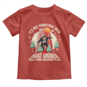 Christmas Nakatomi Plaza Toddler T Shirt Hans Gruber Xmas Party 2024 TS10 Red Print Your Wear