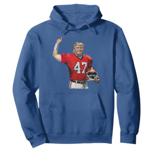 Trump Football Hoodie Vintage Sports Fan TS10 Royal Blue Print Your Wear