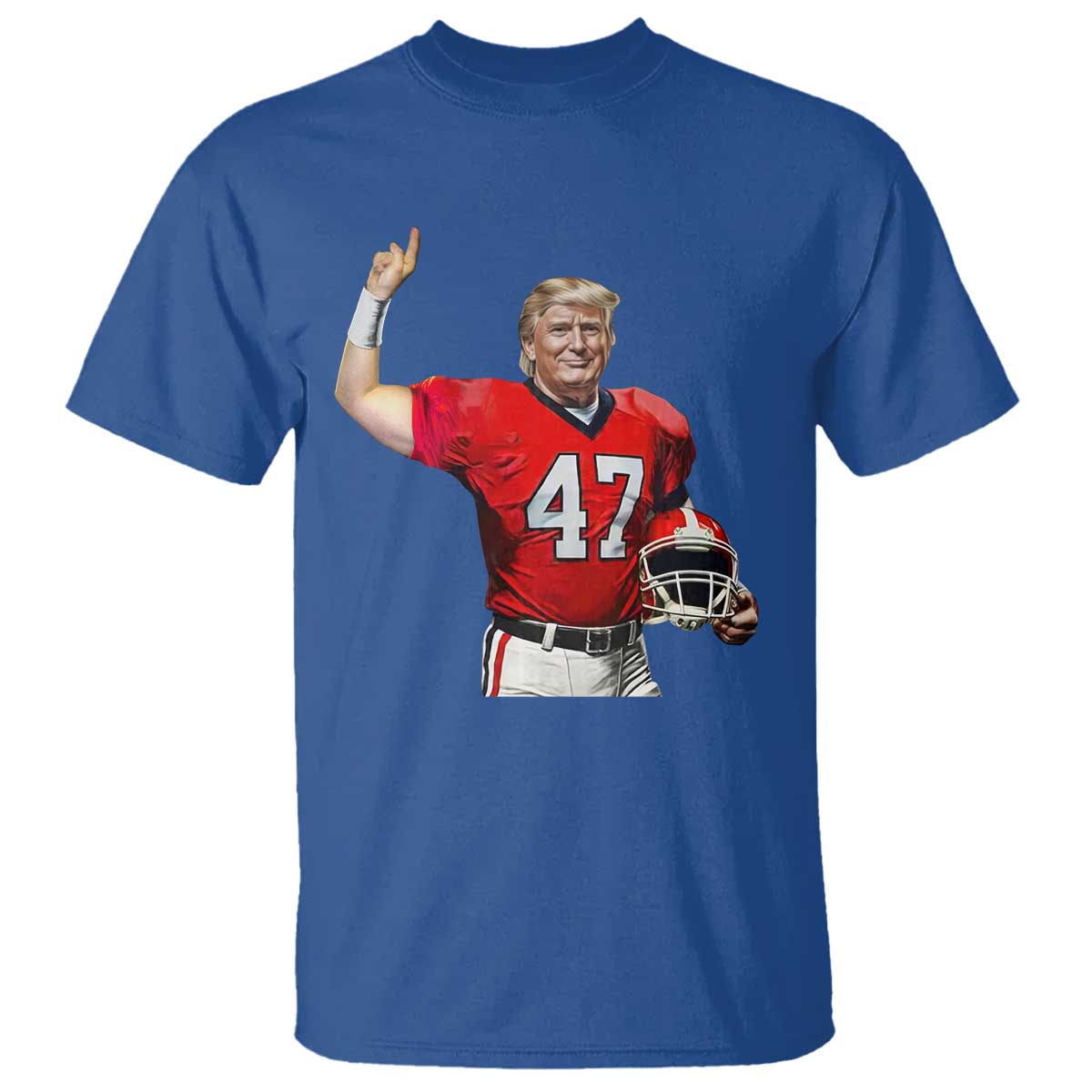 Trump Football T Shirt Vintage Sports Fan TS10 Royal Blue Print Your Wear