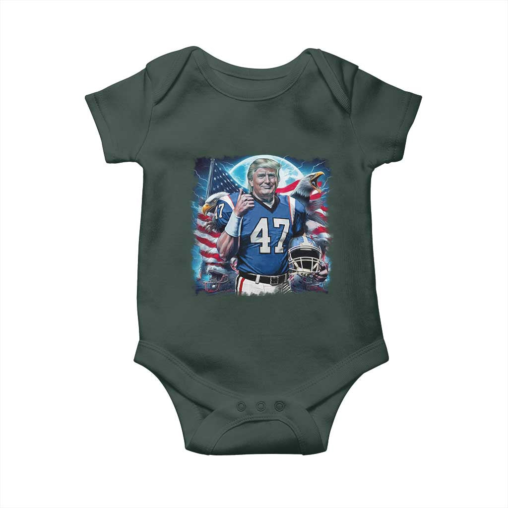 Trump Football Baby Onesie Vintage Sports Fan Game Day TS10 Print Your Wear