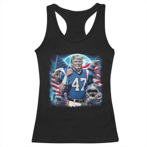 Trump Football Racerback Tank Top Vintage Sports Fan Game Day TS10 Black Print Your Wear