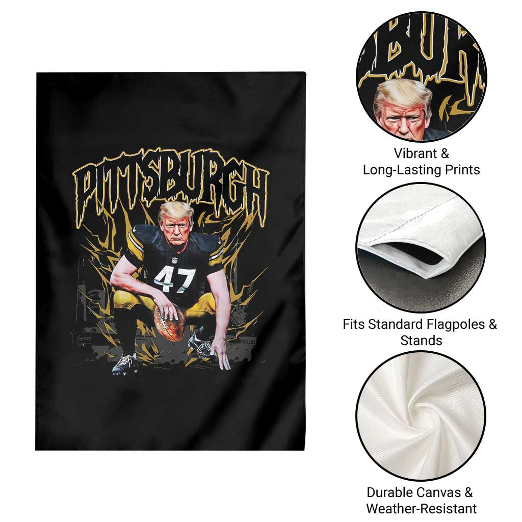 Vintage PFS Garden Flag Retro Sports Fan Trump 47 Streetwear Bootleg TS10 Print Your Wear