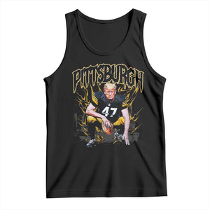 Vintage Pittsburgh Tank Top Retro Sports Fan Trump 47 Streetwear Bootleg TS10 Black Print Your Wear