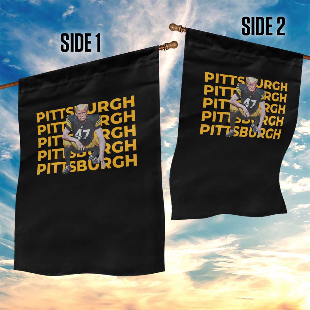 PFS Trump Football Garden Flag Vintage Athletic Sports Fan Game Day TS10 Print Your Wear
