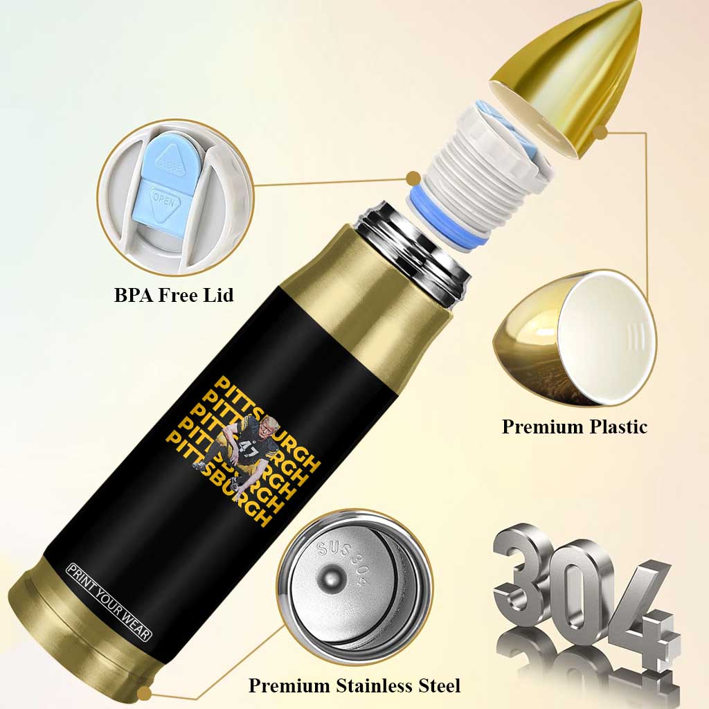 PFS Trump Football Bullet Tumbler Vintage Athletic Sports Fan Game Day TS10 Print Your Wear